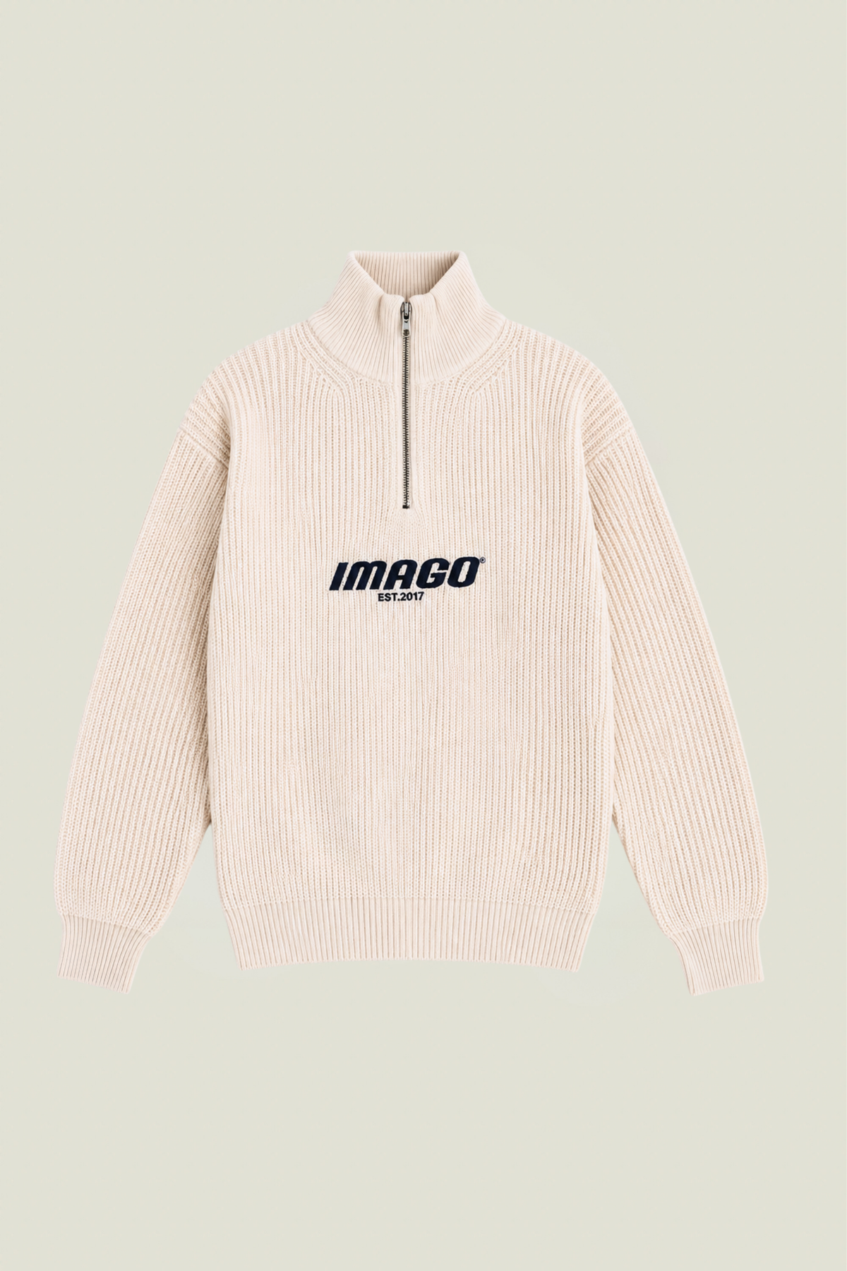 Beige Zipper