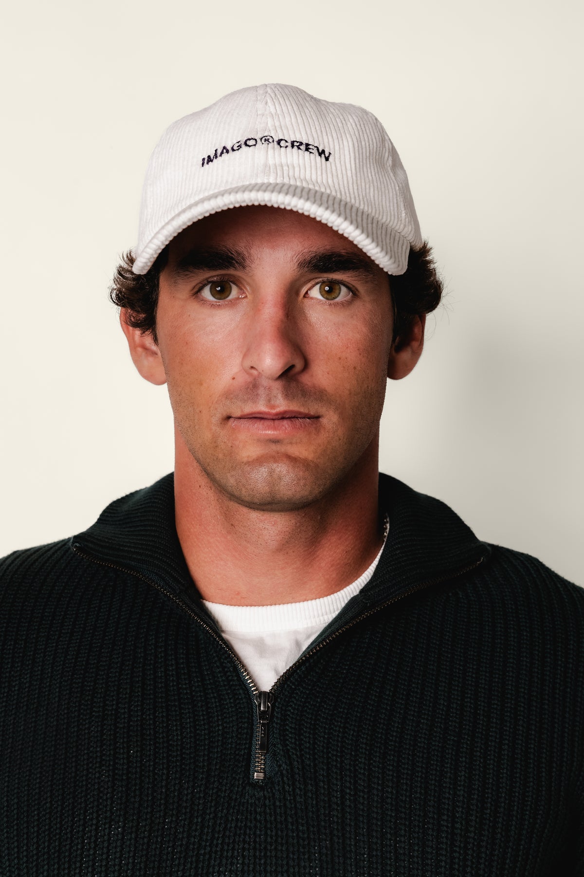 Crew White Cap