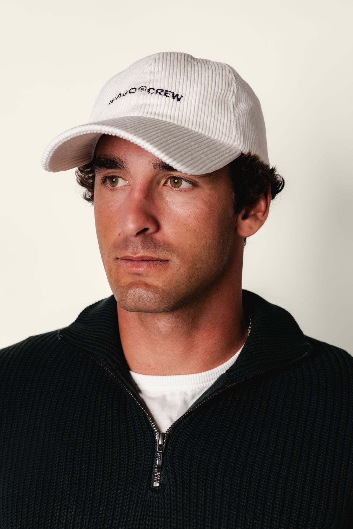 Crew White Cap