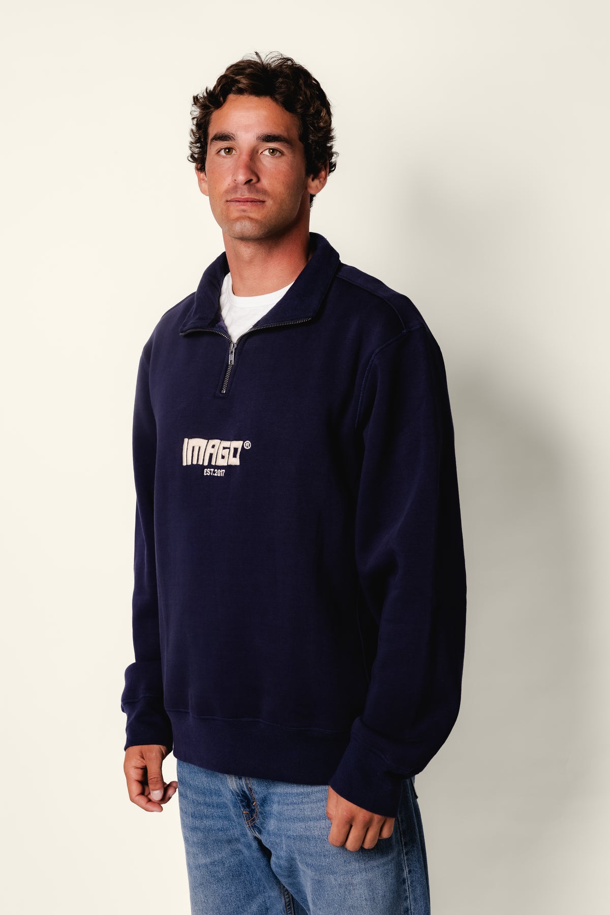 Navy Zipper