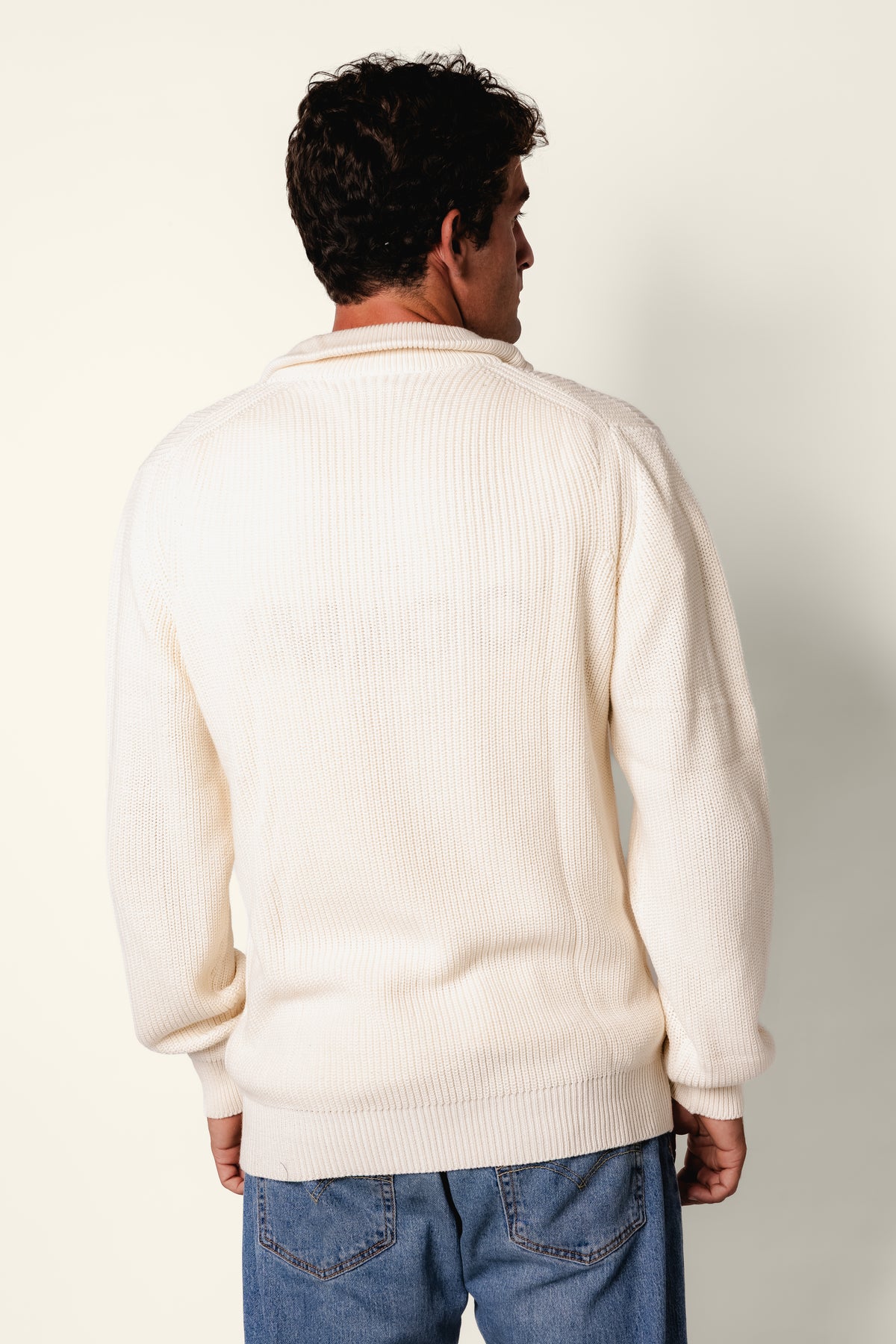 Beige Zipper