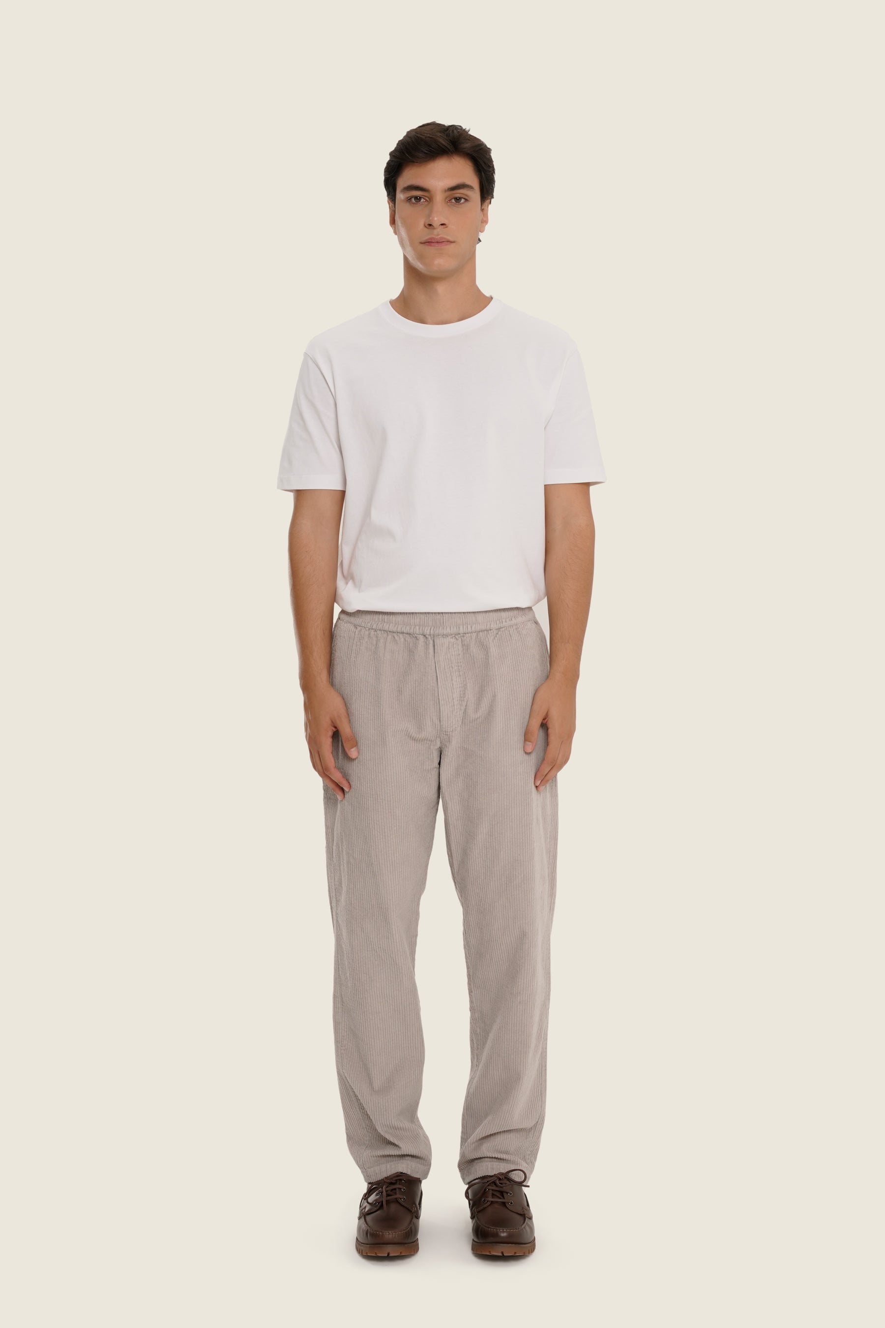 Grey Corduroy Trousers