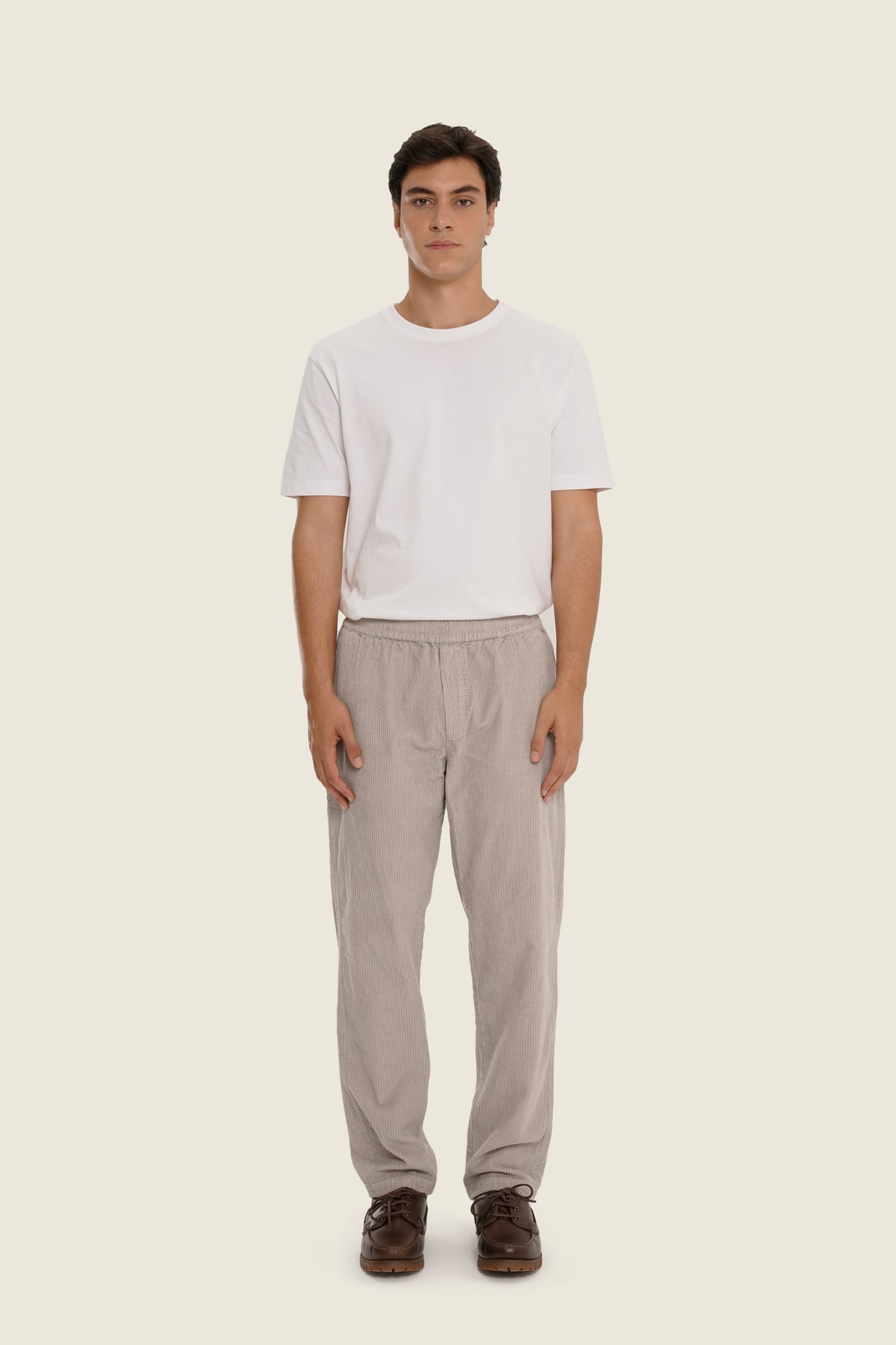Grey Corduroy Trousers