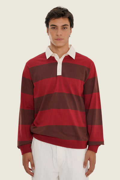 Stripes Polo Long Sleeve