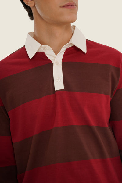 Stripes Polo Long Sleeve