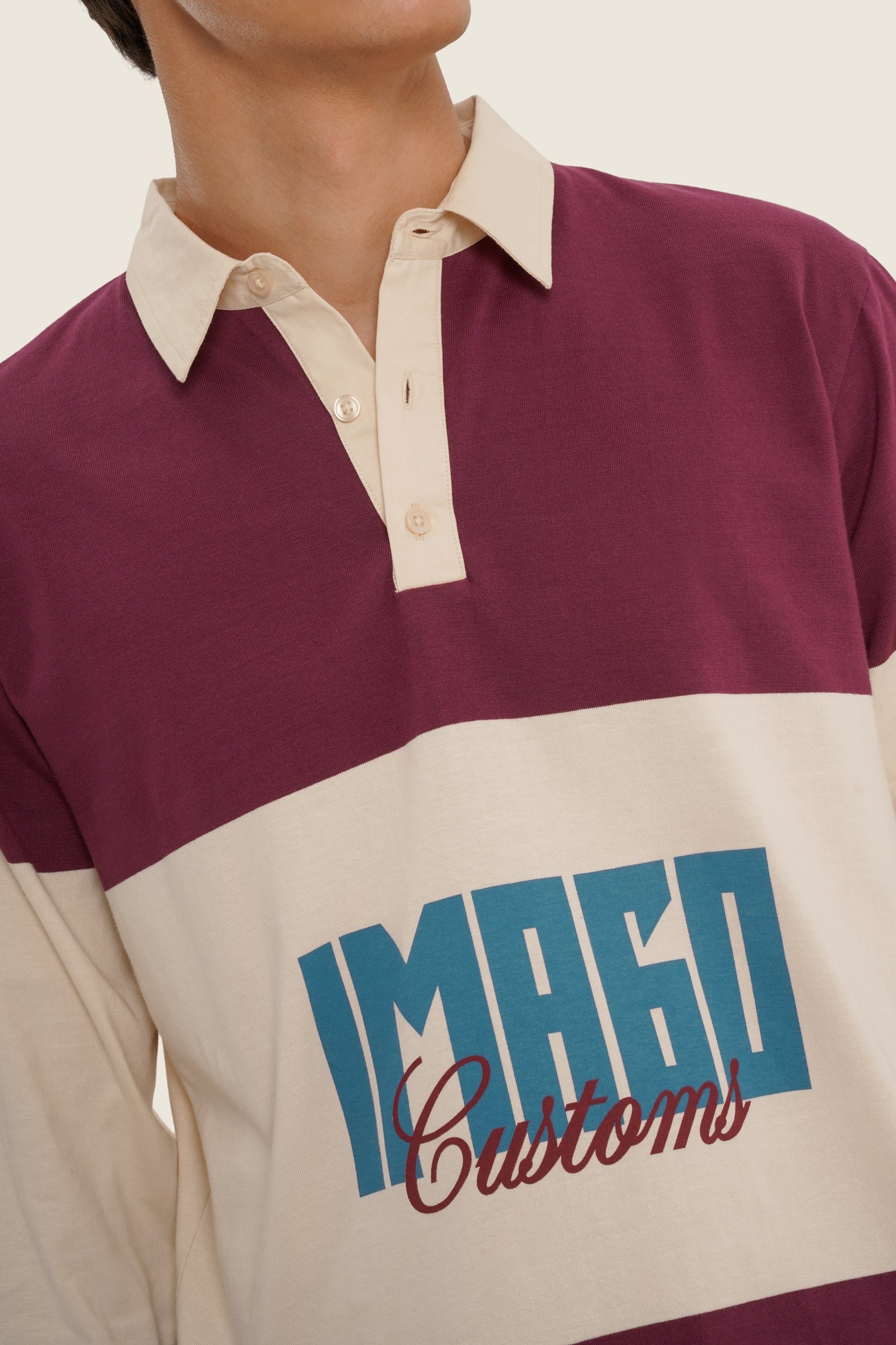 Polo Customs de Manga Comprida