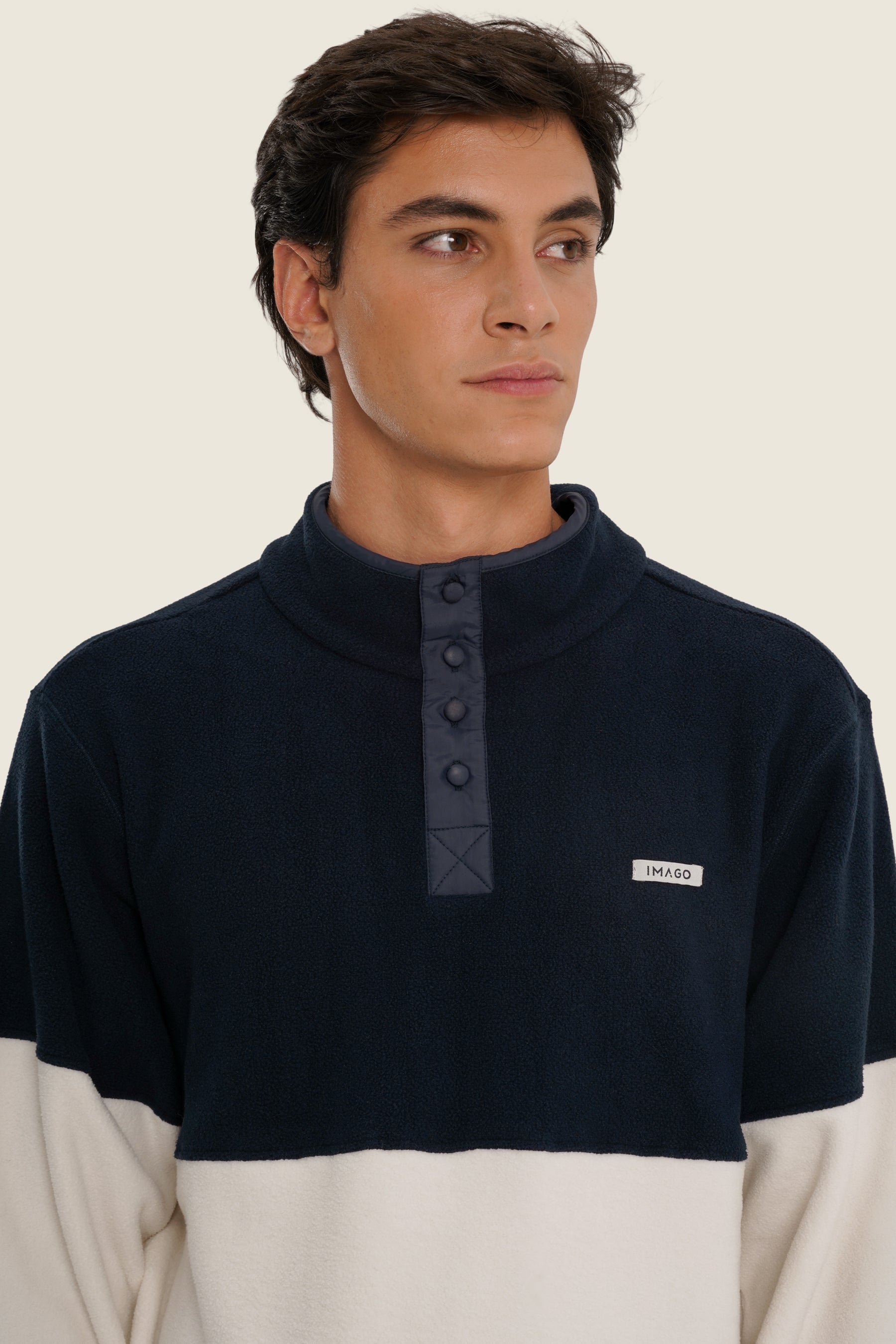 Camisola Polar Branco Carbono