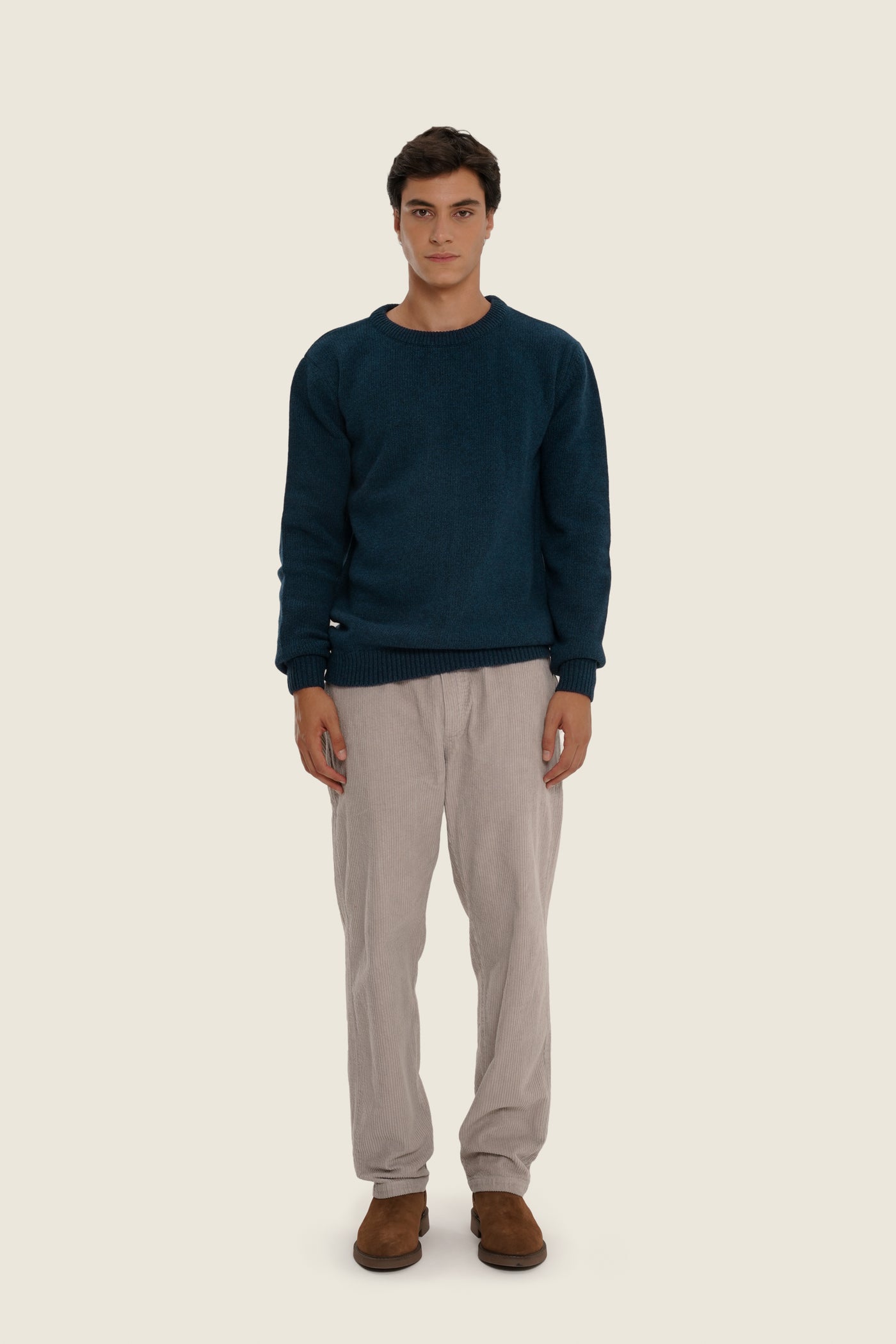 Dark Blue Knit Sweater