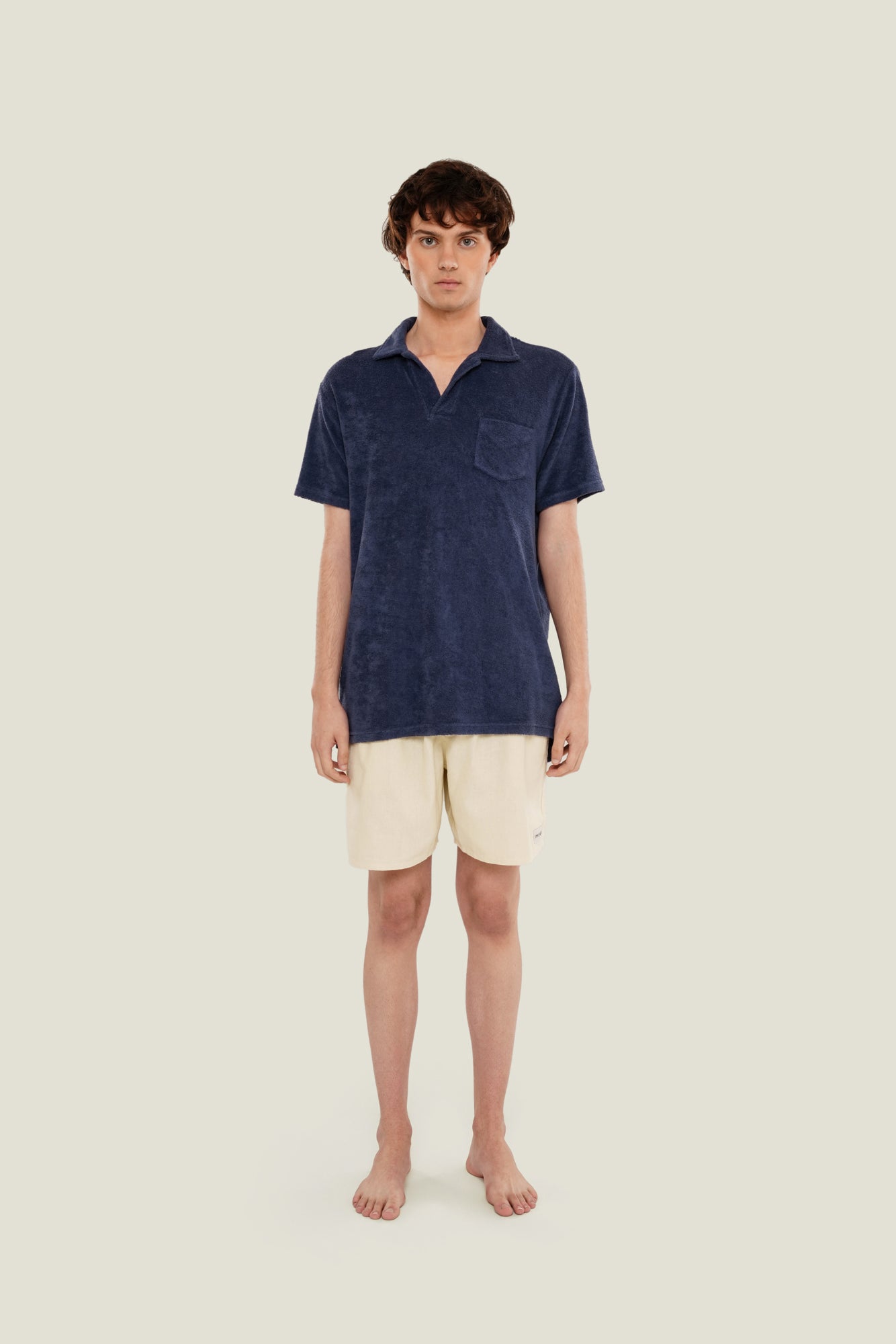 Dark Blue Terry Shirt