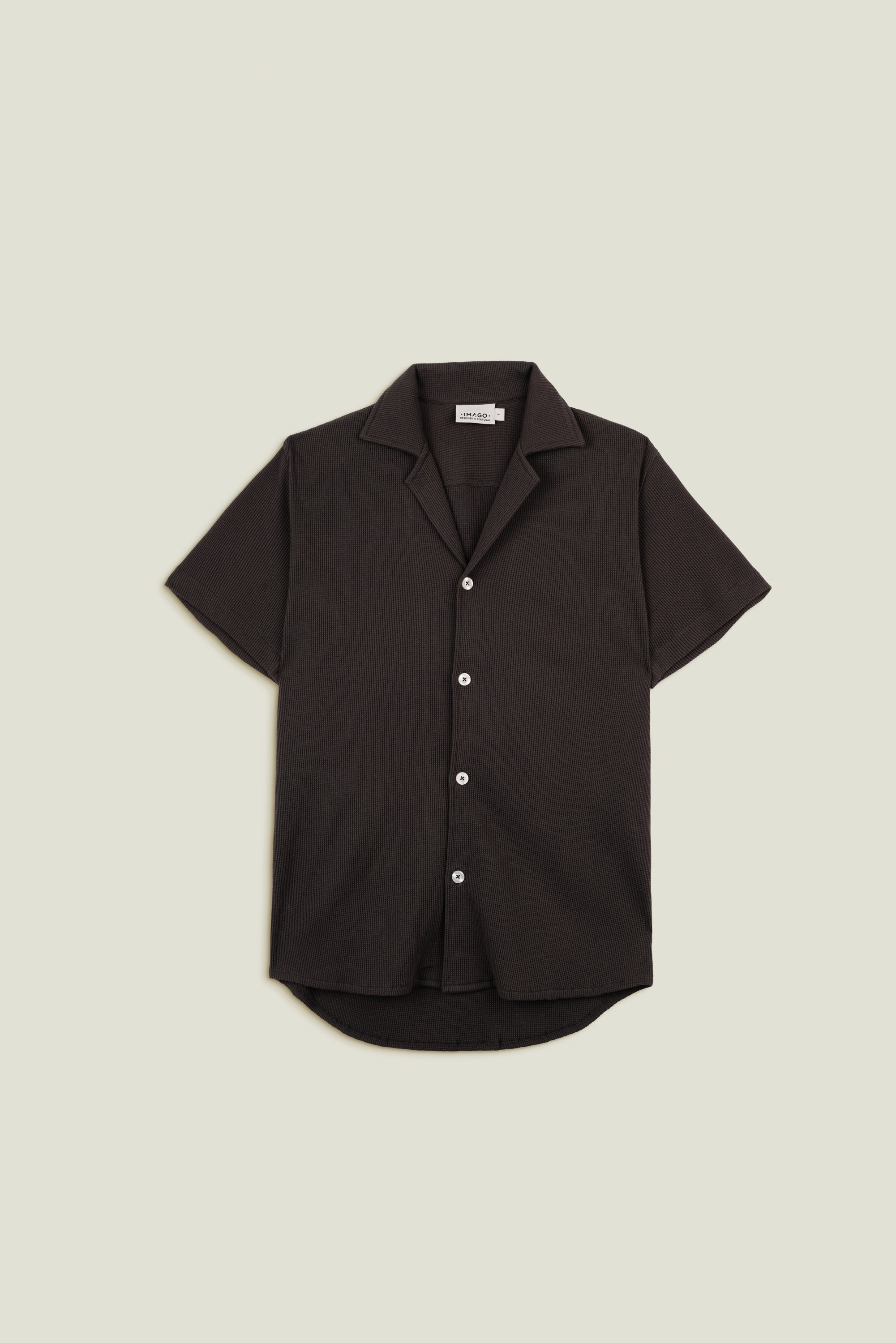 Black Waffle Shirt