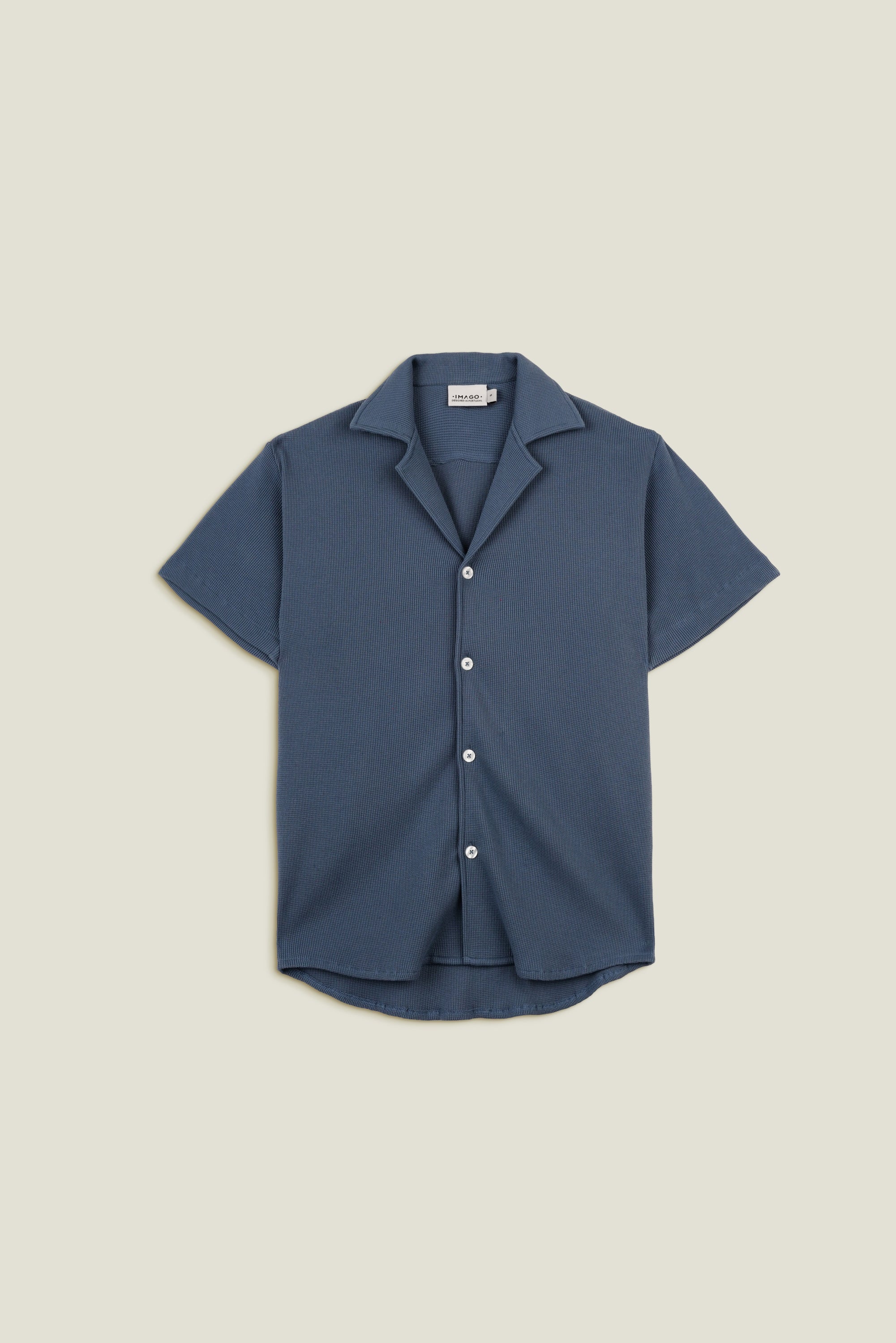 Blue Waffle Shirt