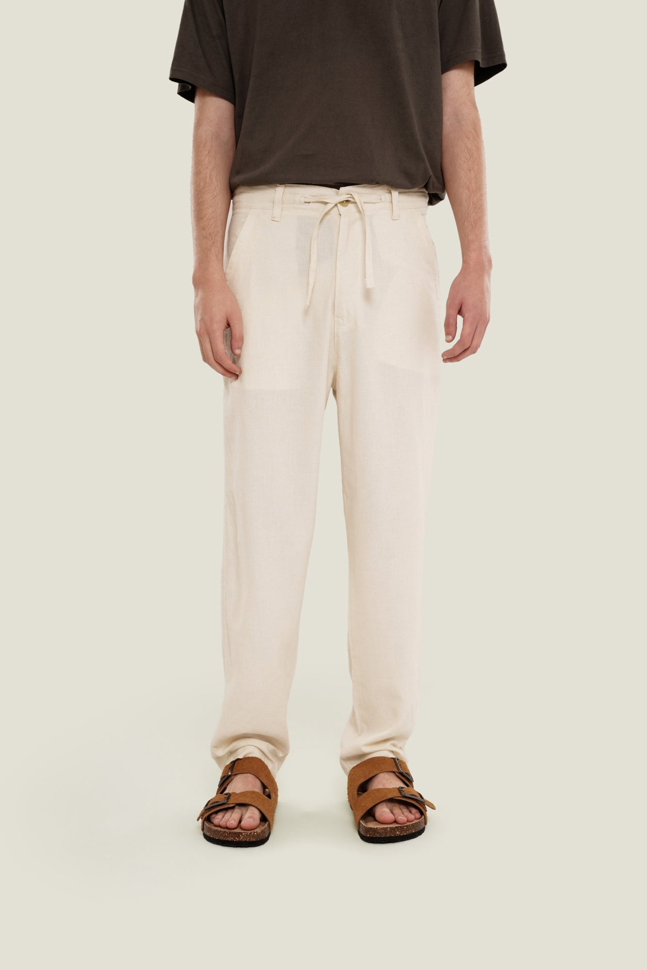 Creamy Linen Pants