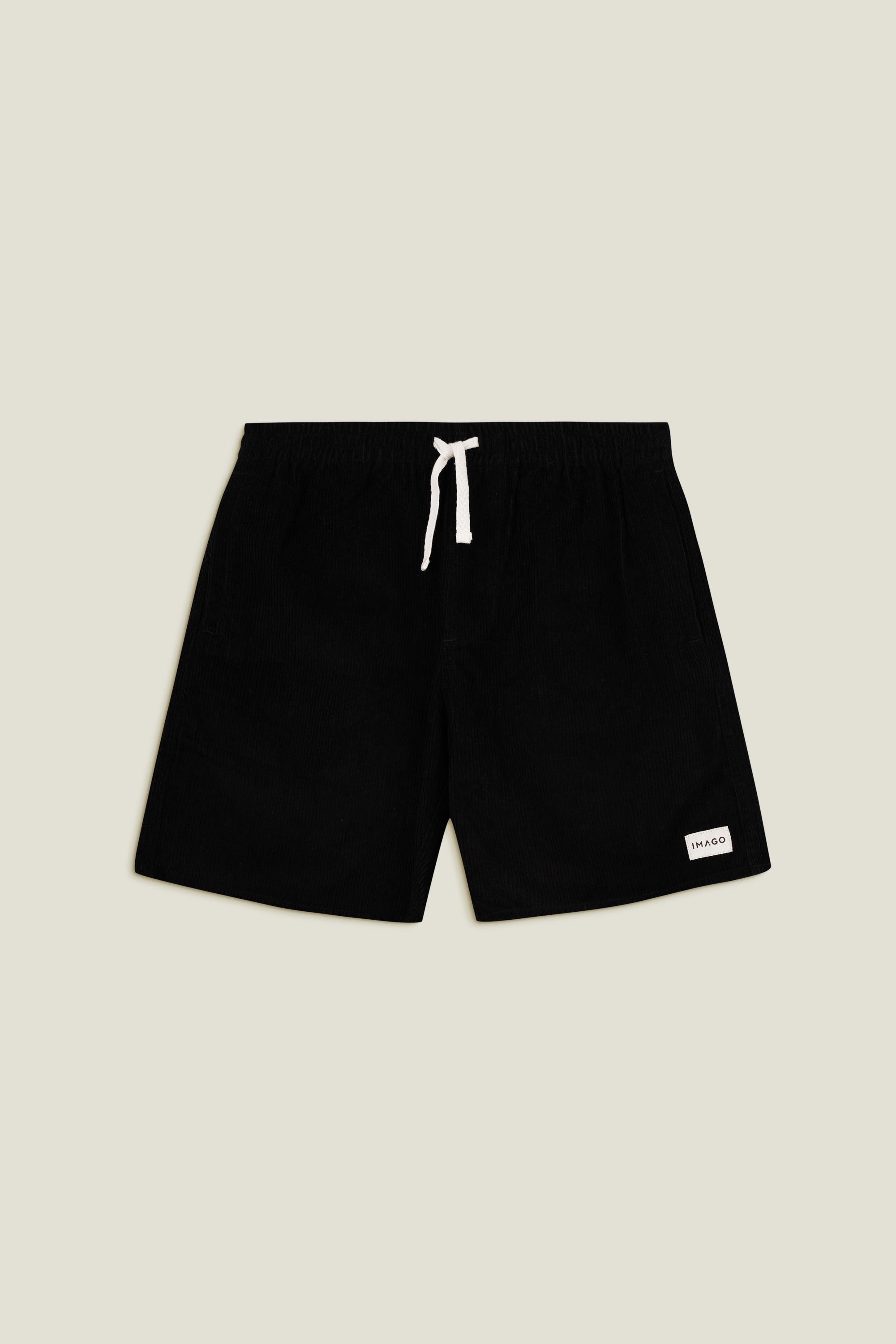 Black Corduroy Shorts